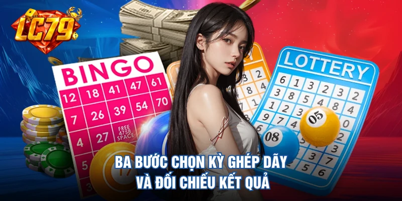 Ba bước chọn kỳ ghép dãy và đối chiếu kết quả