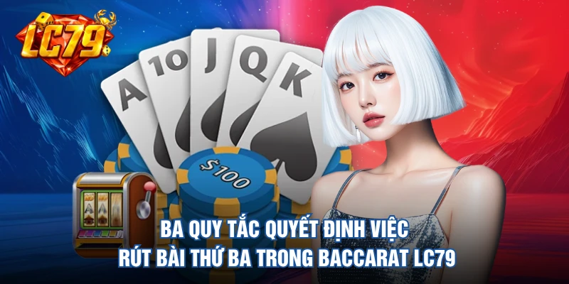 Ba quy tắc quyết định việc rút bài thứ ba trong baccarat LC79 