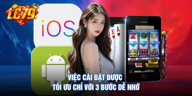 Việc cài đặt được tối ưu chỉ với 3 bước dễ nhớ
